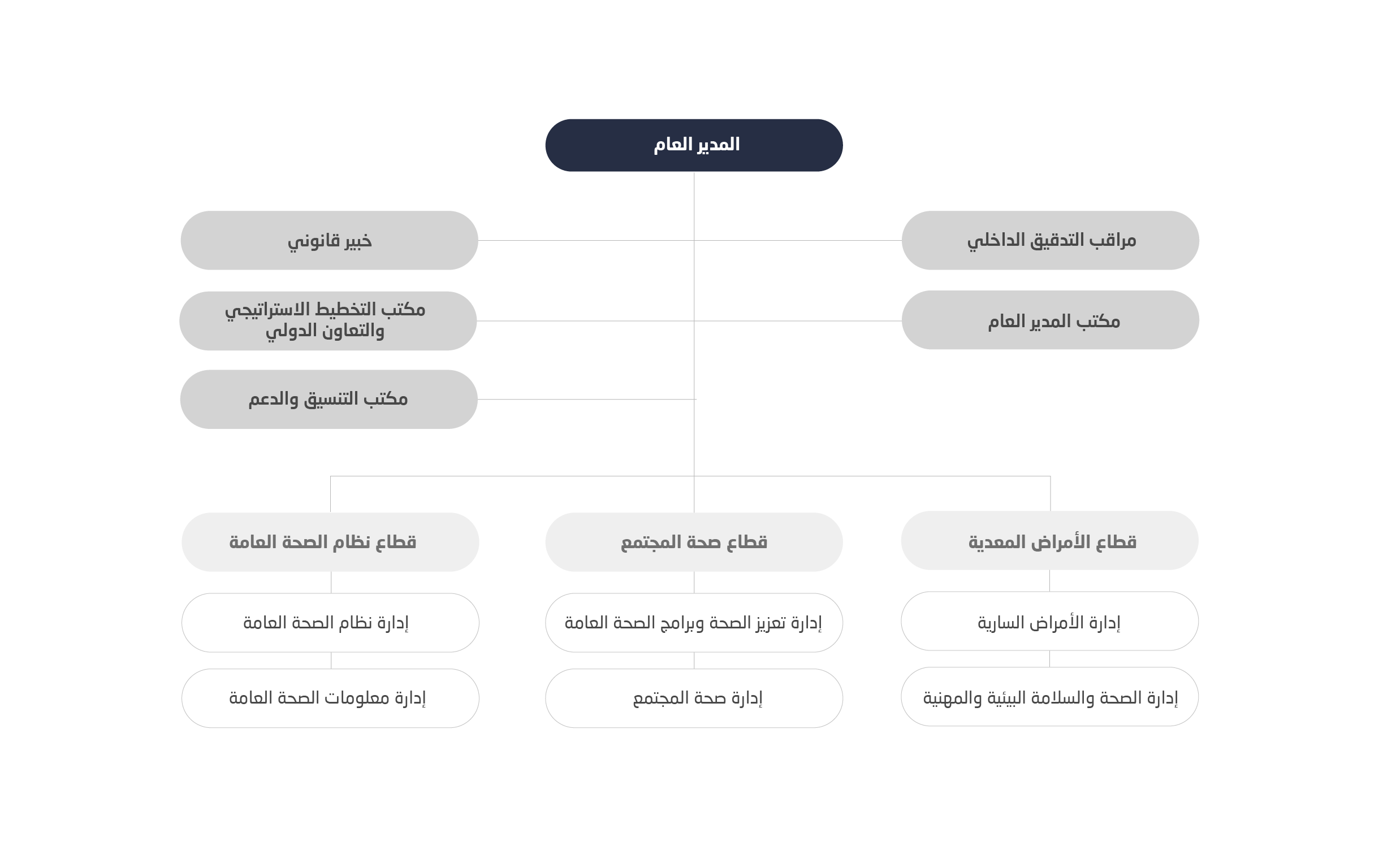 الهيكل التنظيمي